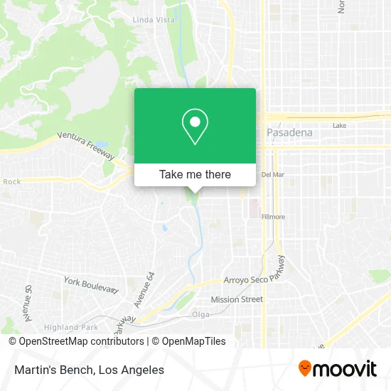 Martin's Bench map