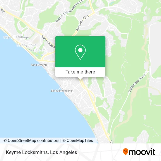 Keyme Locksmiths map