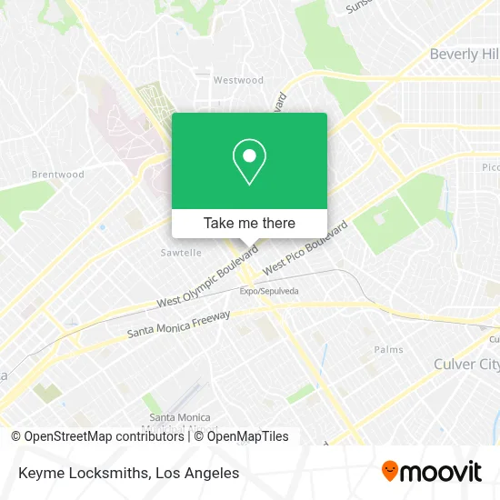 Keyme Locksmiths map