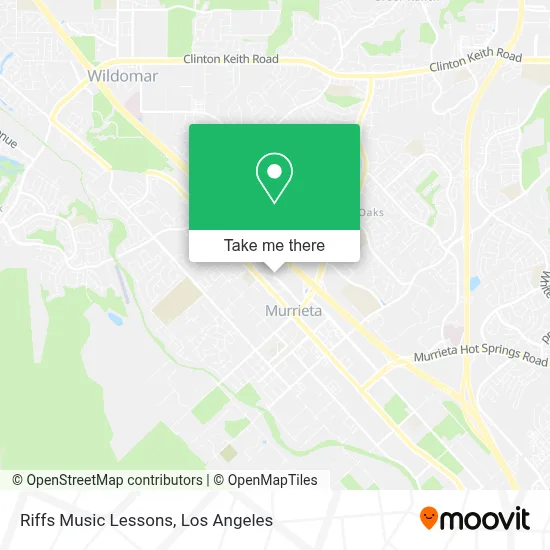 Riffs Music Lessons map