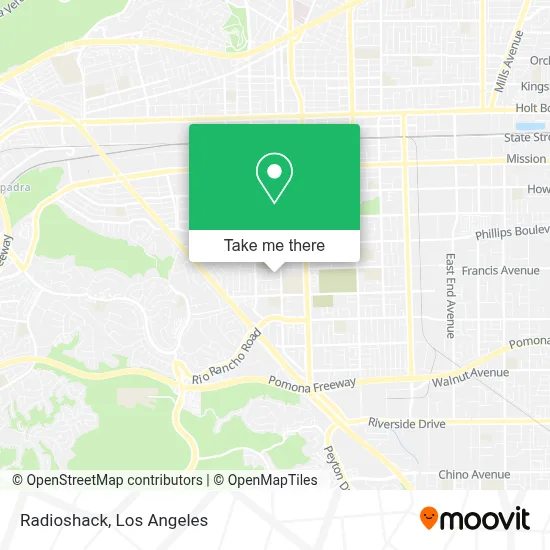 Radioshack map