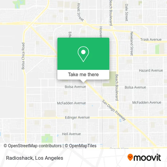 Radioshack map