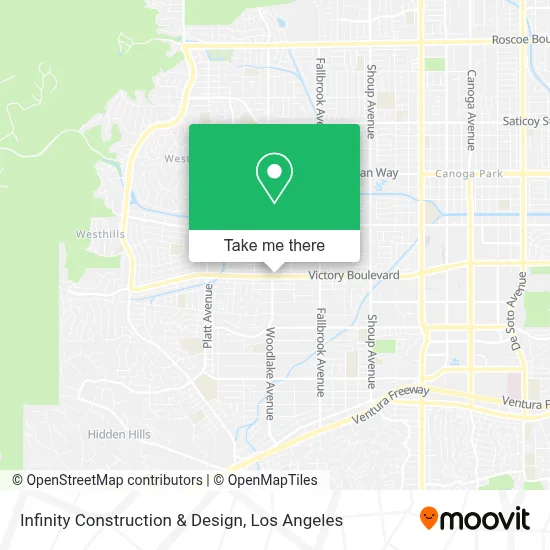 Infinity Construction & Design map