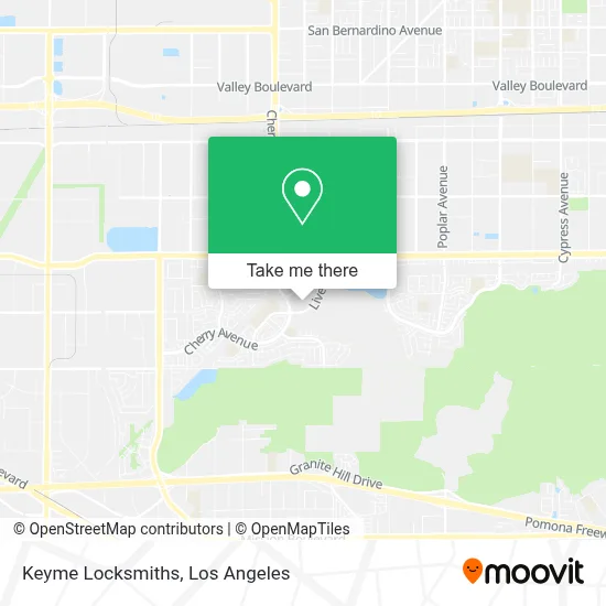 Keyme Locksmiths map