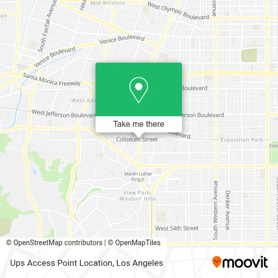 Ups Access Point Location map