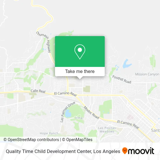 Quality Time Child Development Center map