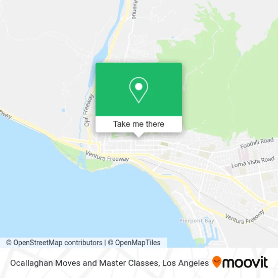 Ocallaghan Moves and Master Classes map