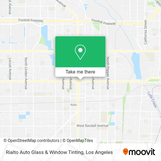 Rialto Auto Glass & Window Tinting map