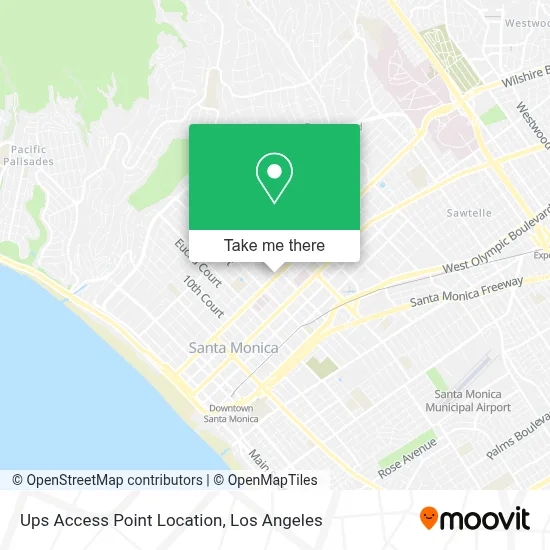 Ups Access Point Location map