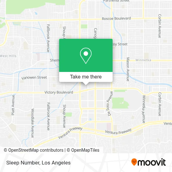 Sleep Number map