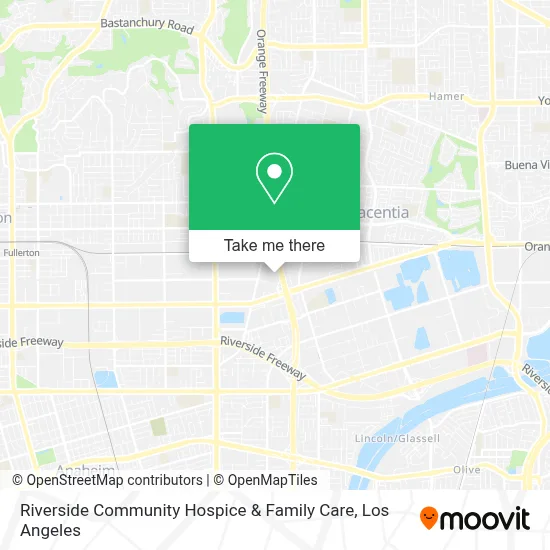 Riverside Community Hospice & Family Care map