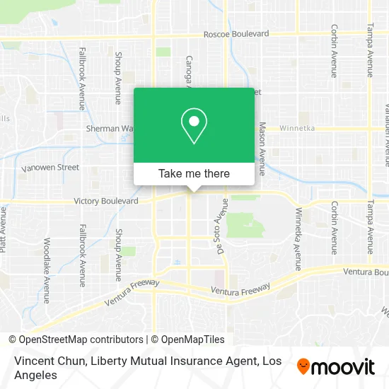 Vincent Chun, Liberty Mutual Insurance Agent map