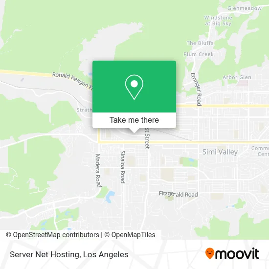 Server Net Hosting map