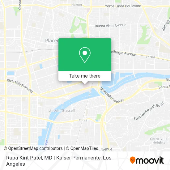 Rupa Kirit Patel, MD | Kaiser Permanente map