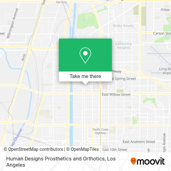 Human Designs Prosthetics and Orthotics map