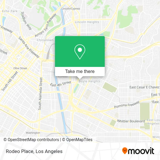 Rodeo Place map
