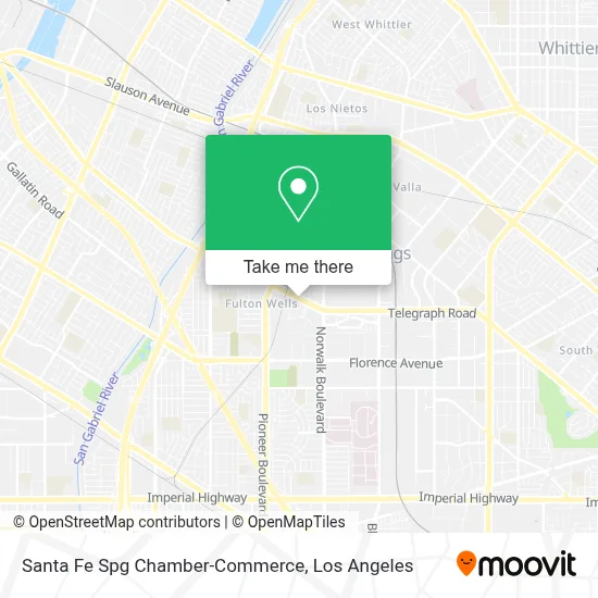 Santa Fe Spg Chamber-Commerce map