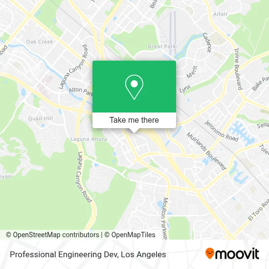 Professional Engineering Dev map