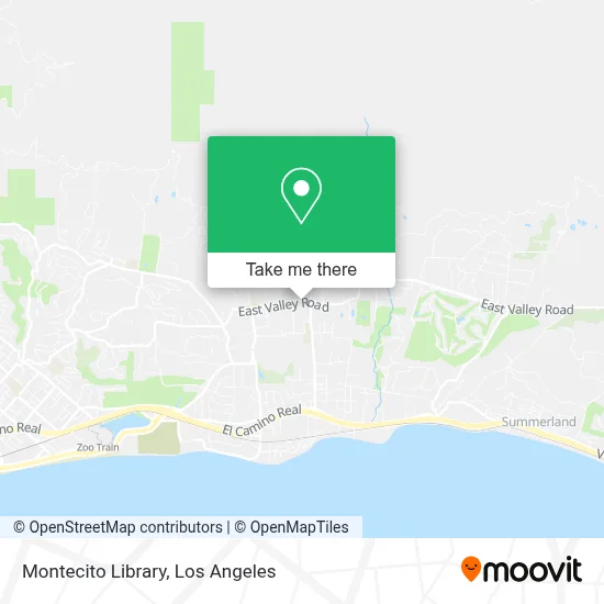 Montecito Library map