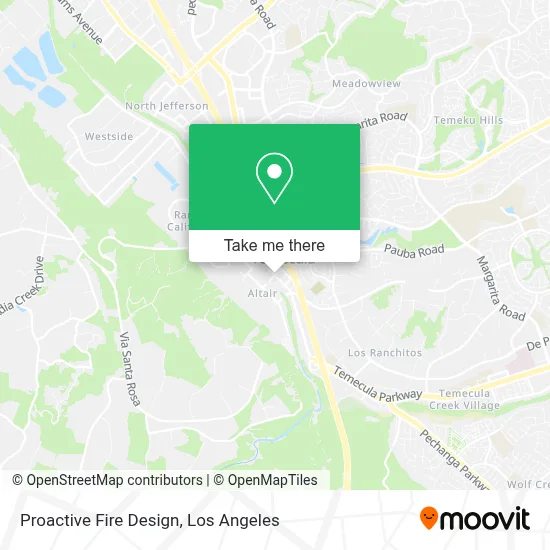 Proactive Fire Design map