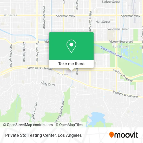 Private Std Testing Center map