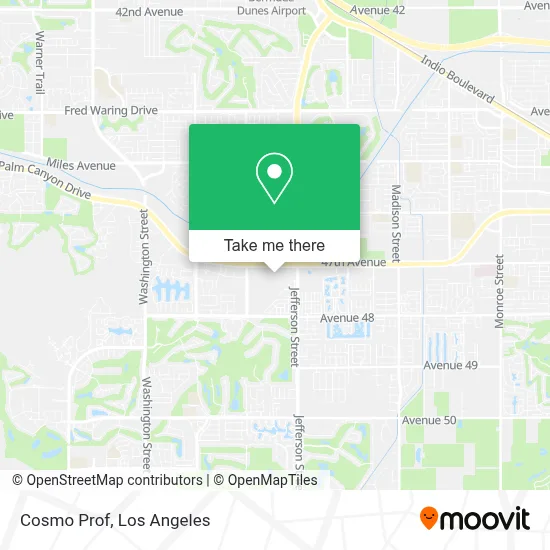 Cosmo Prof map