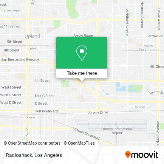 Radioshack map
