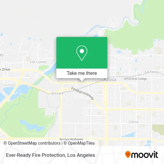 Ever-Ready Fire Protection map