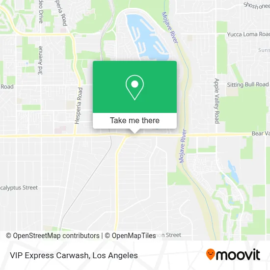 VIP Express Carwash map