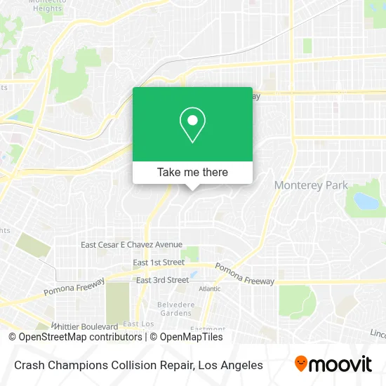 Crash Champions Collision Repair map