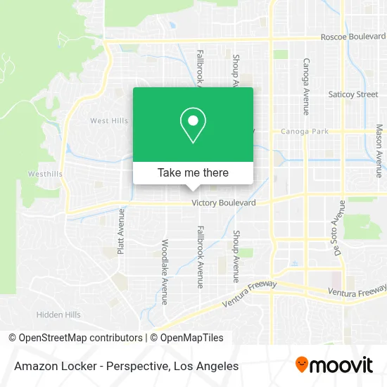 Amazon Locker - Perspective map