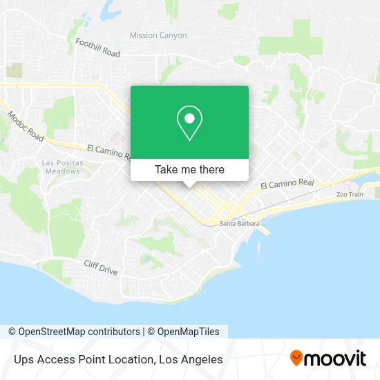 Ups Access Point Location map