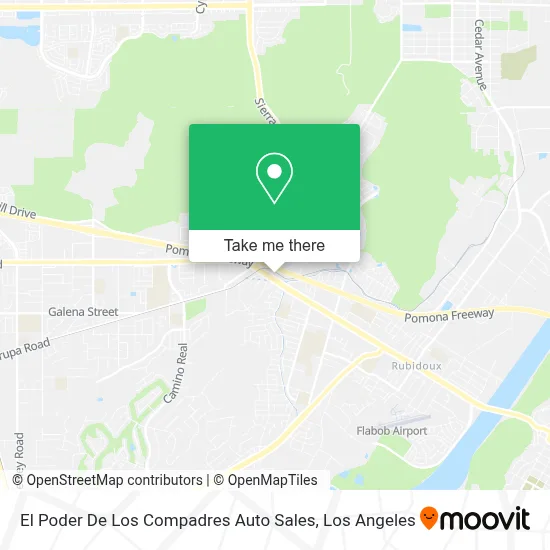 El Poder De Los Compadres Auto Sales map