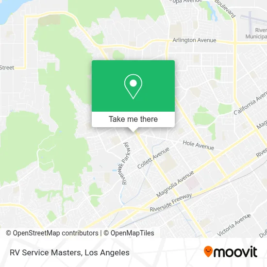 RV Service Masters map