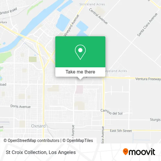 St Croix Collection map