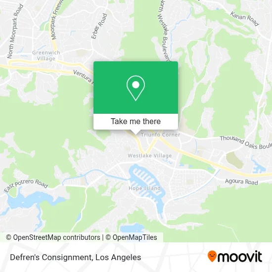 Defren's Consignment map