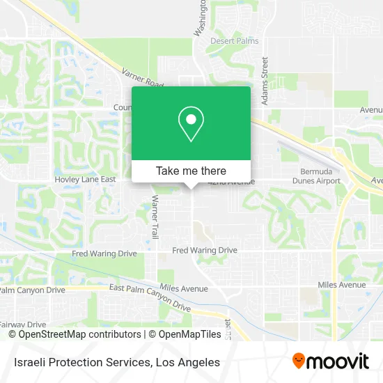 Israeli Protection Services map