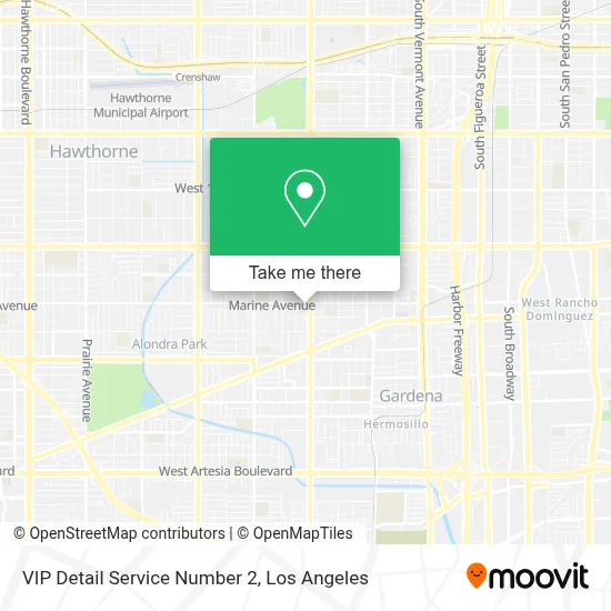 VIP Detail Service Number 2 map