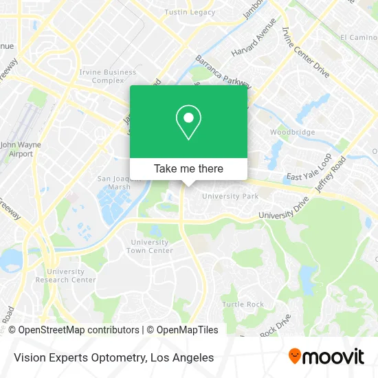 Vision Experts Optometry map