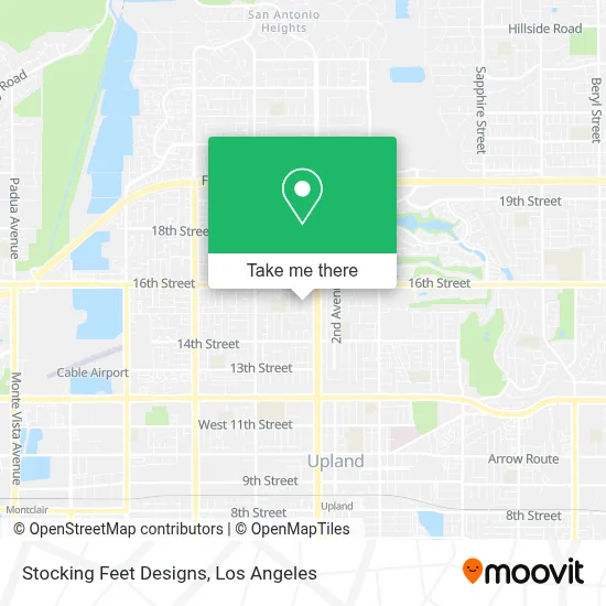 Stocking Feet Designs map
