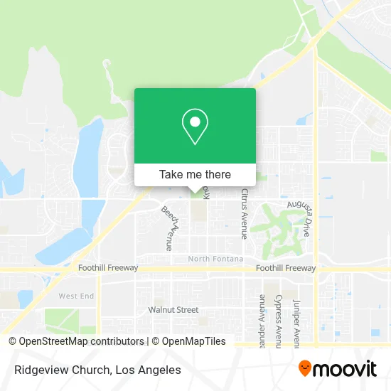 Ridgeview Church map