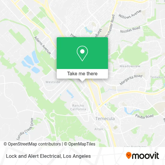 Lock and Alert Electrical map