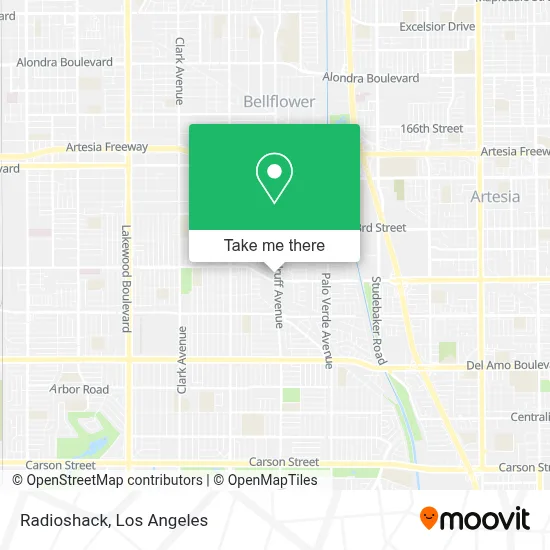 Radioshack map