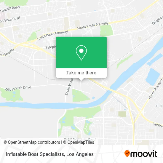 Inflatable Boat Specialists map