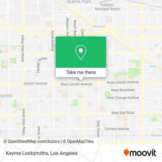 Keyme Locksmiths map