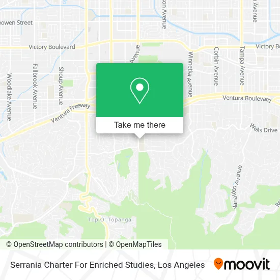 Serrania Charter For Enriched Studies map