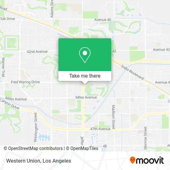 Western Union map