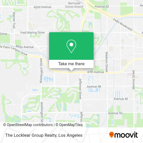 The Locklear Group Realty map
