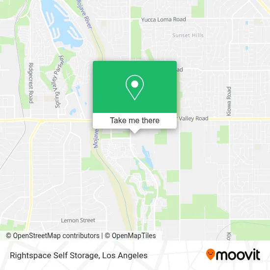 Rightspace Self Storage map