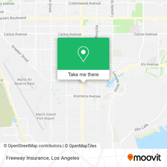 Freeway Insurance map
